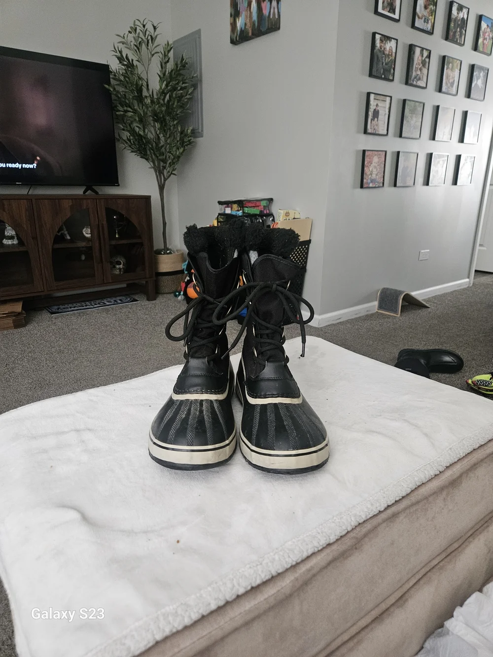 Sorel 1964 Pac Nylon Waterproof Snow Boots Men's Size 11.5 Black